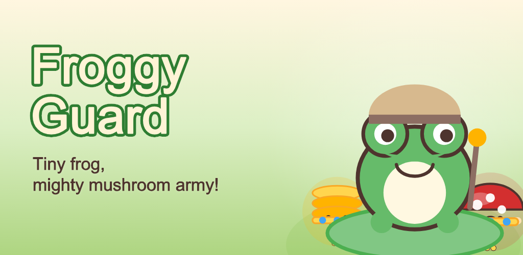 Froggy Guard — Tiny frog. Mighty mushroom army.
